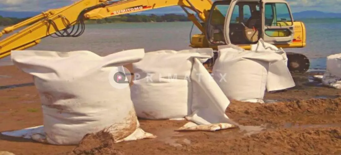 Geobag Untuk Cegah Abrasi (Geobag kain atau karung goni)