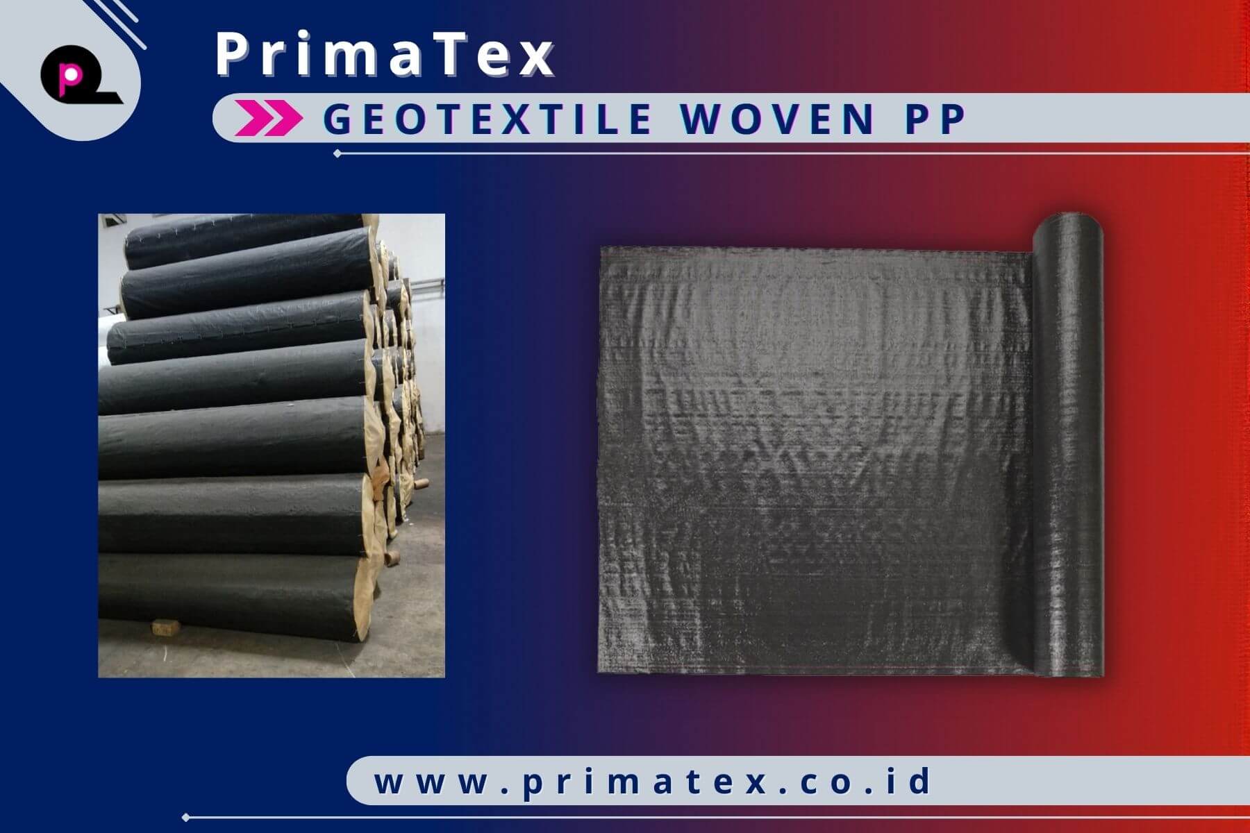 Geotextile Woven PP - PT. PRIMATEX GEOKARYA ABADI