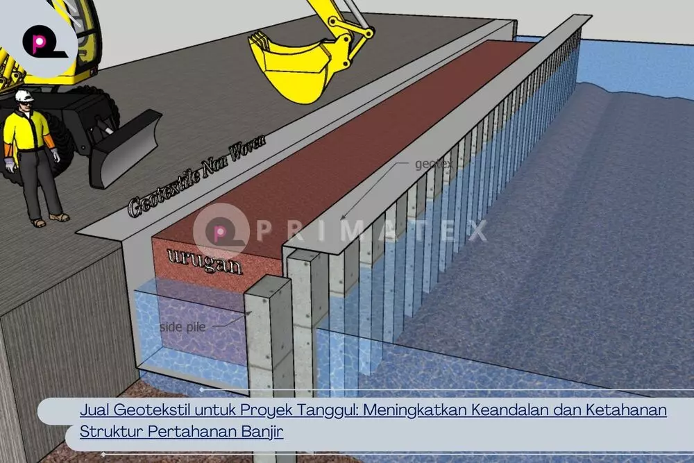 Jual Geotekstil untuk Proyek Tanggul Meningkatkan Keandalan dan Ketahanan Struktur Pertahanan Banjir