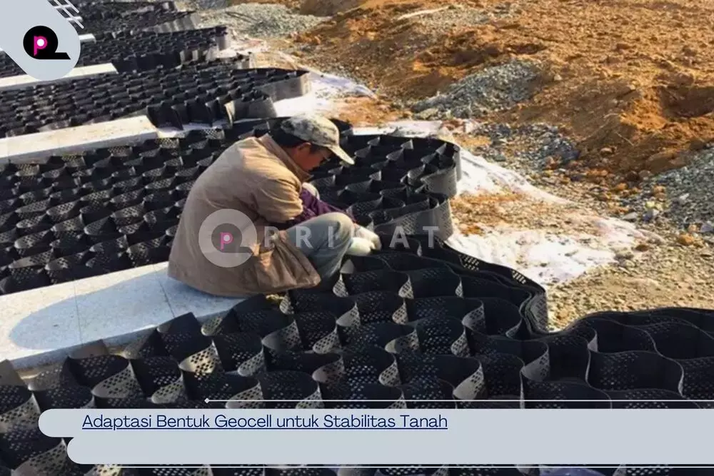 Adaptasi Bentuk Geocell untuk Stabilitas Tanah