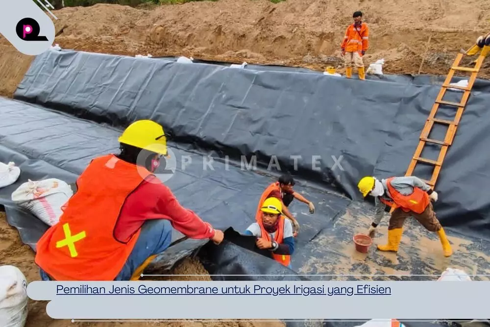 Pemilihan Jenis Geomembrane untuk Proyek Irigasi yang Efisien