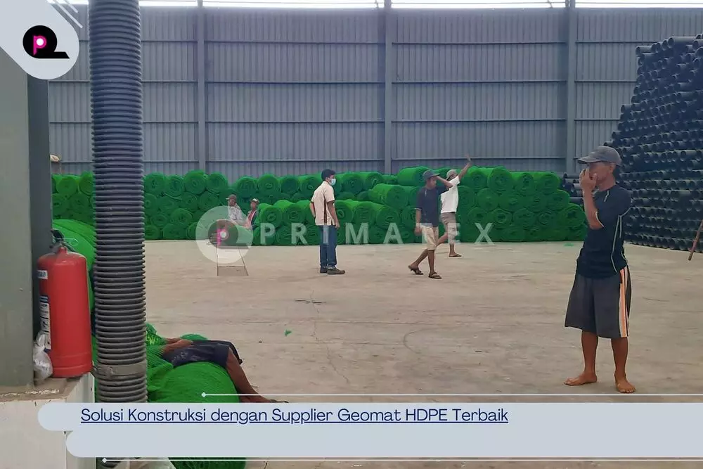 Solusi Konstruksi dengan Supplier Geomat HDPE Terbaik