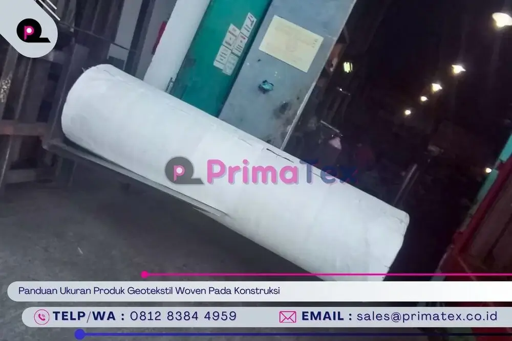 Panduan Ukuran Produk Geotekstil Woven Pada Konstruksi