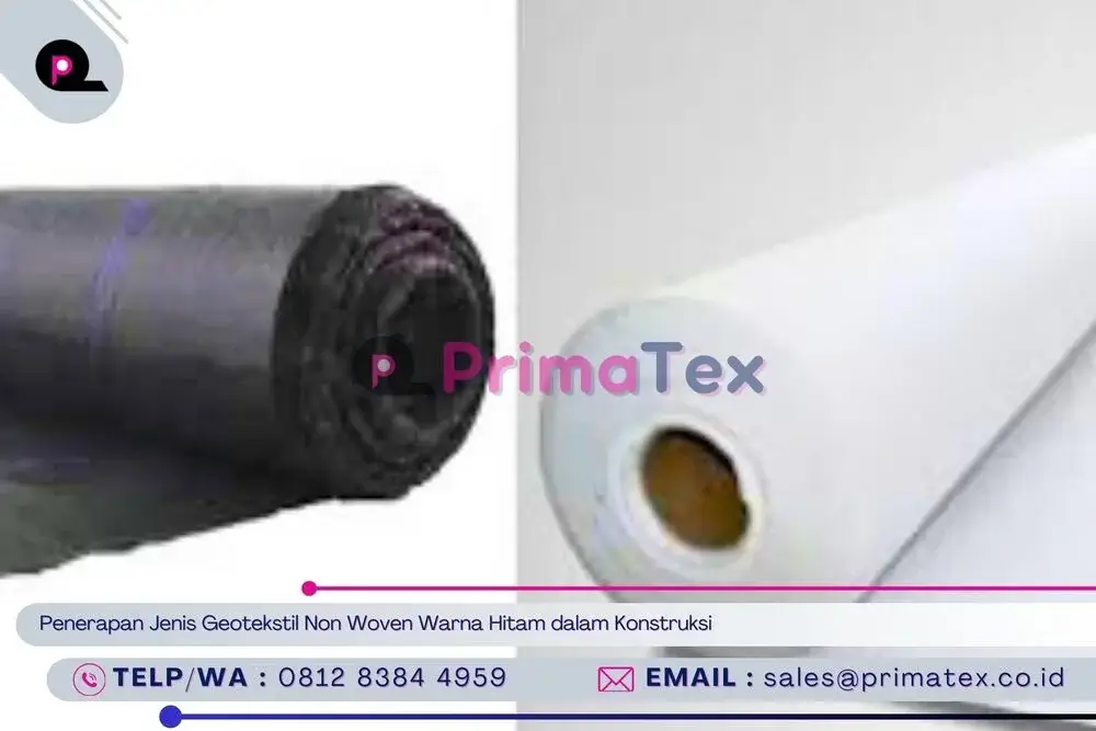 Penerapan Jenis Geotekstil Non Woven Warna Hitam dalam Konstruksi