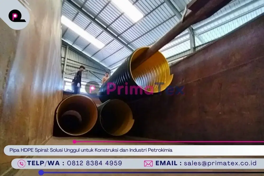 Pipa HDPE Spiral_ Solusi Unggul untuk Konstruksi dan Industri Petrokimia