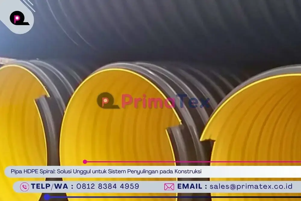 Pipa HDPE Spiral_ Solusi Unggul untuk Sistem Penyulingan pada Konstruksi