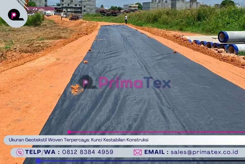 Ukuran Geotekstil Woven Terpercaya_ Kunci Kestabilan Konstruksi