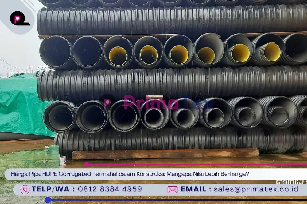 Harga Pipa HDPE Corrugated Termahal dalam Konstruksi_ Mengapa Nilai Lebih Berharga