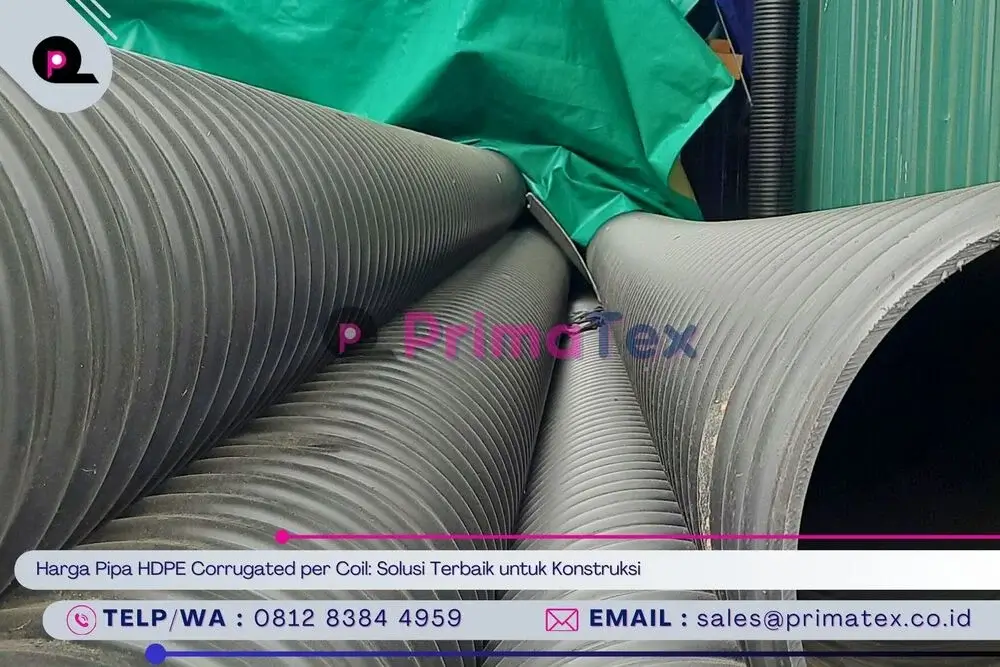 Harga Pipa HDPE Corrugated per Coil_ Solusi Terbaik untuk Konstruksi