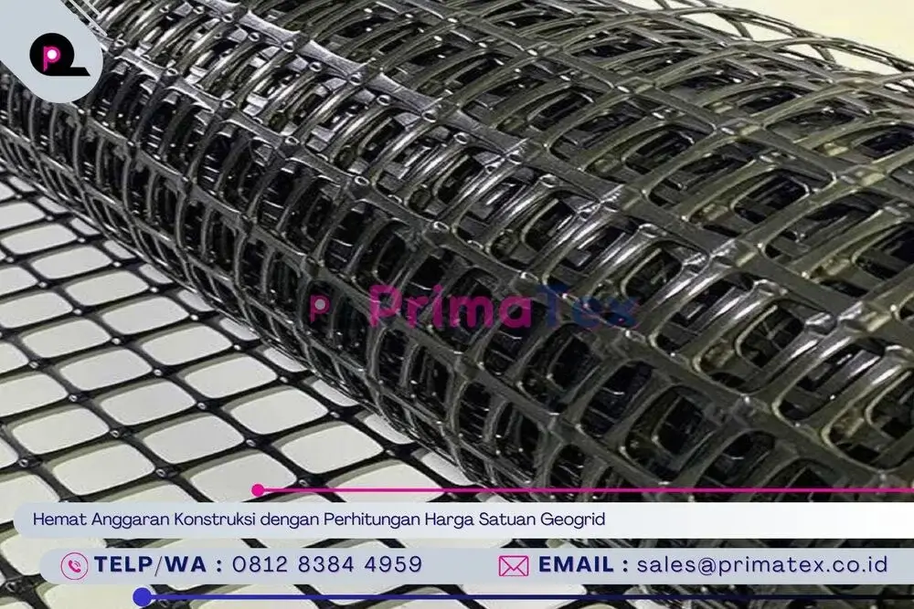 Hemat Anggaran Konstruksi dengan Perhitungan Harga Satuan Geogrid