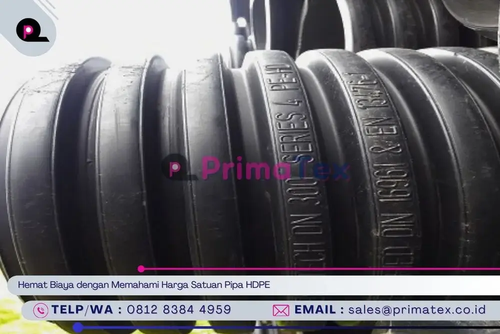 Hemat Biaya dengan Memahami Harga Satuan Pipa HDPE