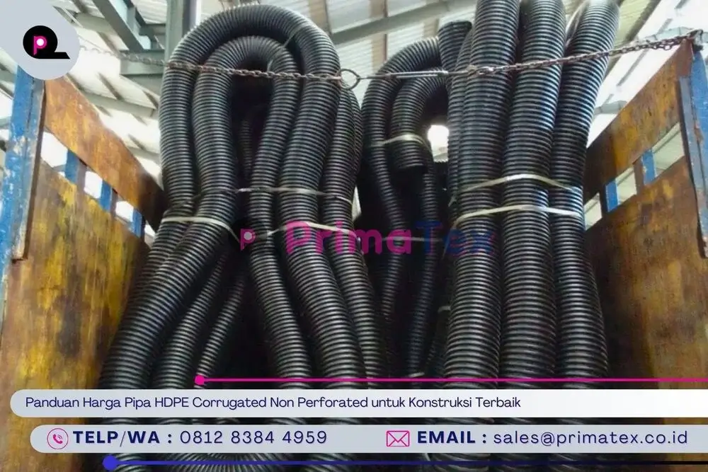 Panduan Harga Pipa HDPE Corrugated Non Perforated untuk Konstruksi Terbaik