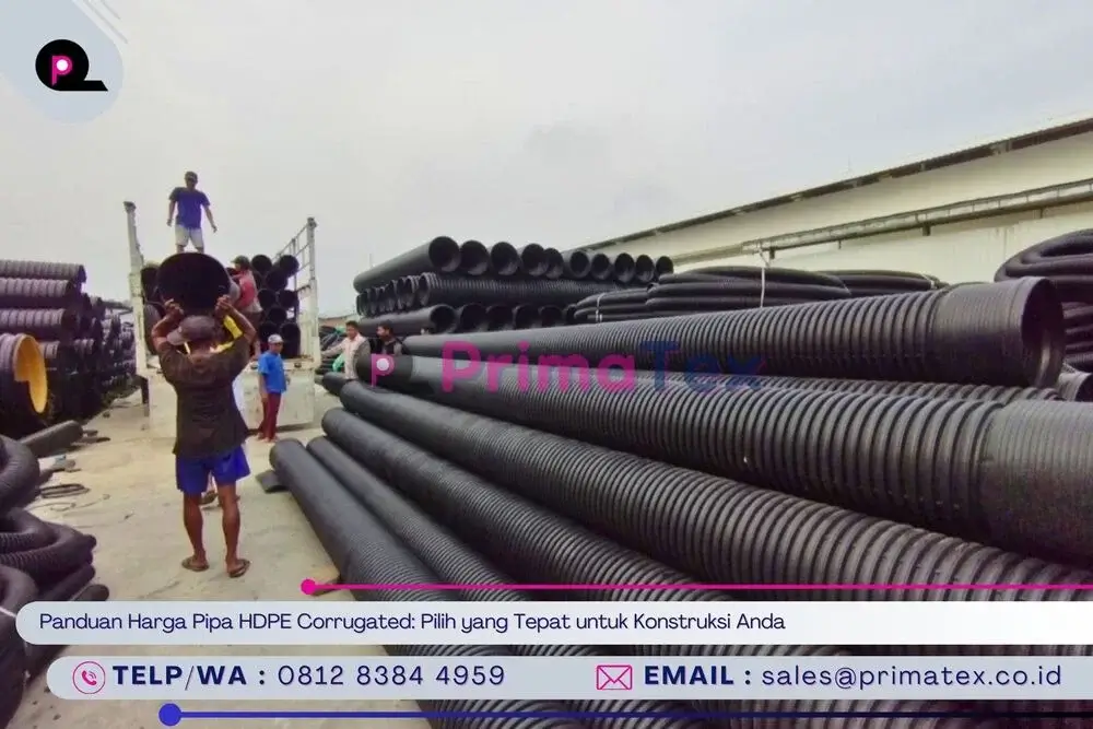 Panduan Harga Pipa HDPE Corrugated_ Pilih yang Tepat untuk Konstruksi Anda