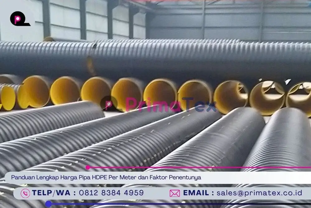 Panduan Lengkap Harga Pipa HDPE Per Meter dan Faktor Penentunya