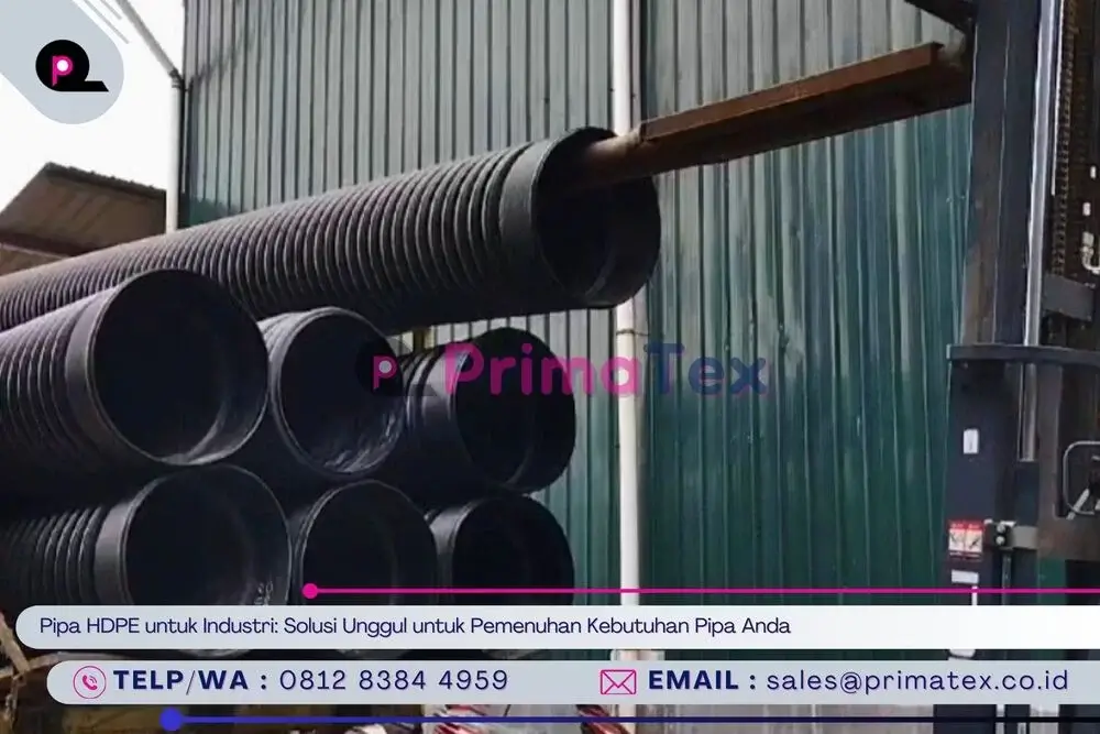 Pipa HDPE untuk Industri_ Solusi Unggul untuk Pemenuhan Kebutuhan Pipa Anda
