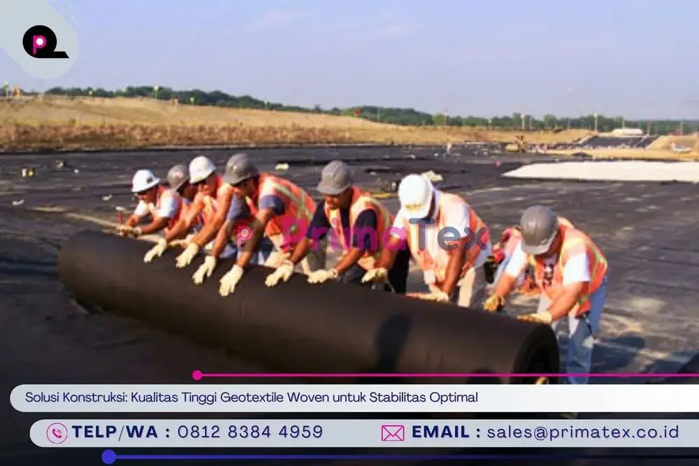 Solusi Konstruksi_ Kualitas Tinggi Geotextile Woven untuk Stabilitas Optimal