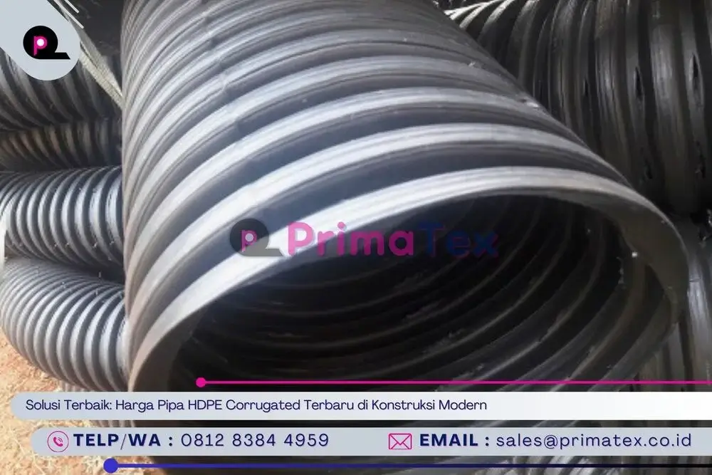 Solusi Terbaik_ Harga Pipa HDPE Corrugated Terbaru di Konstruksi Modern