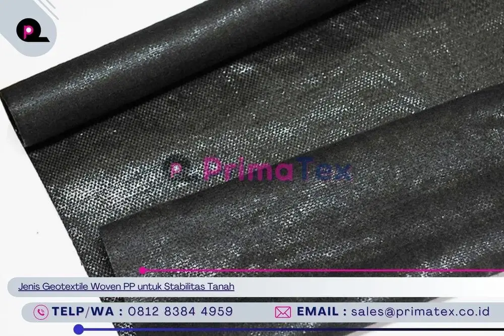 Jenis Geotextile Woven PP untuk Stabilitas Tanah