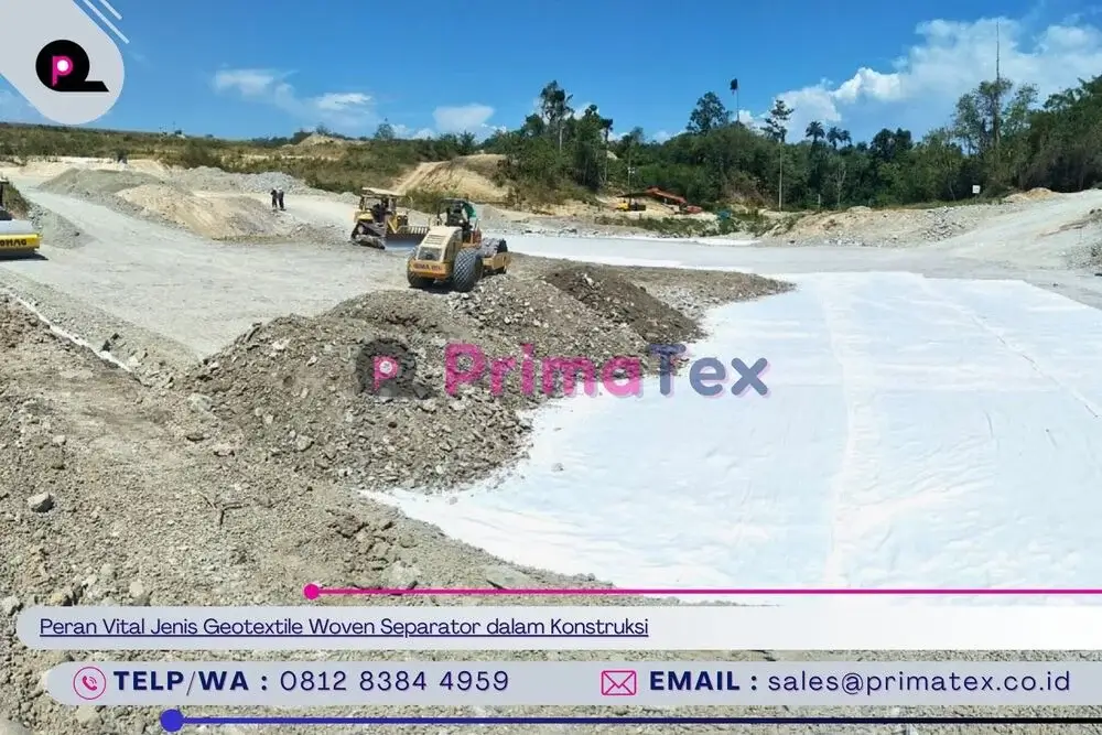Peran Vital Jenis Geotextile Woven Separator dalam Konstruksi