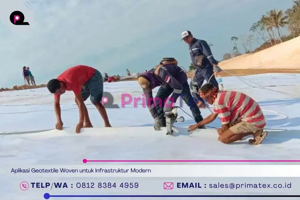 Aplikasi Geotextile Woven untuk Infrastruktur Modern