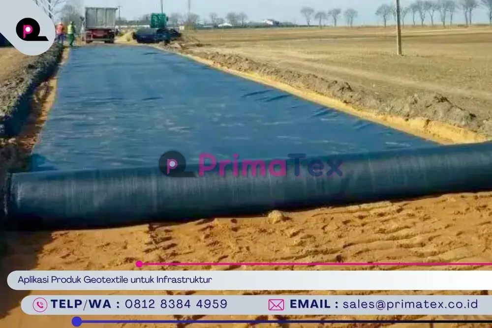 Aplikasi Produk Geotextile untuk Infrastruktur