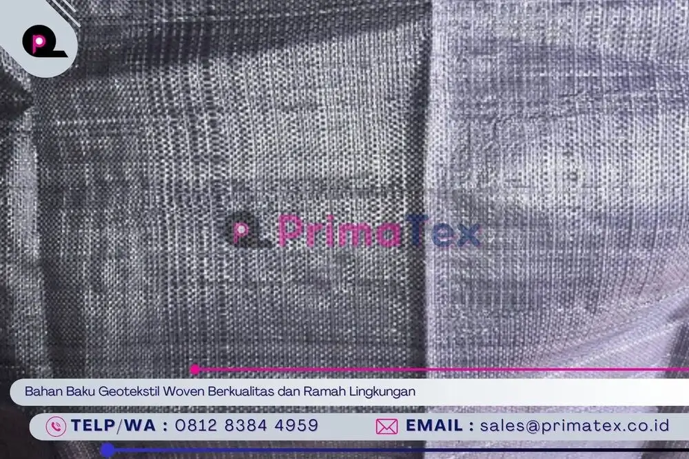 Bahan Baku Geotekstil Woven Berkualitas dan Ramah Lingkungan