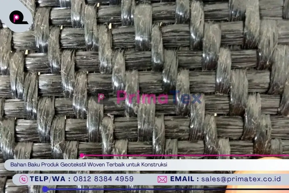Bahan Baku Produk Geotekstil Woven Terbaik untuk Konstruksi