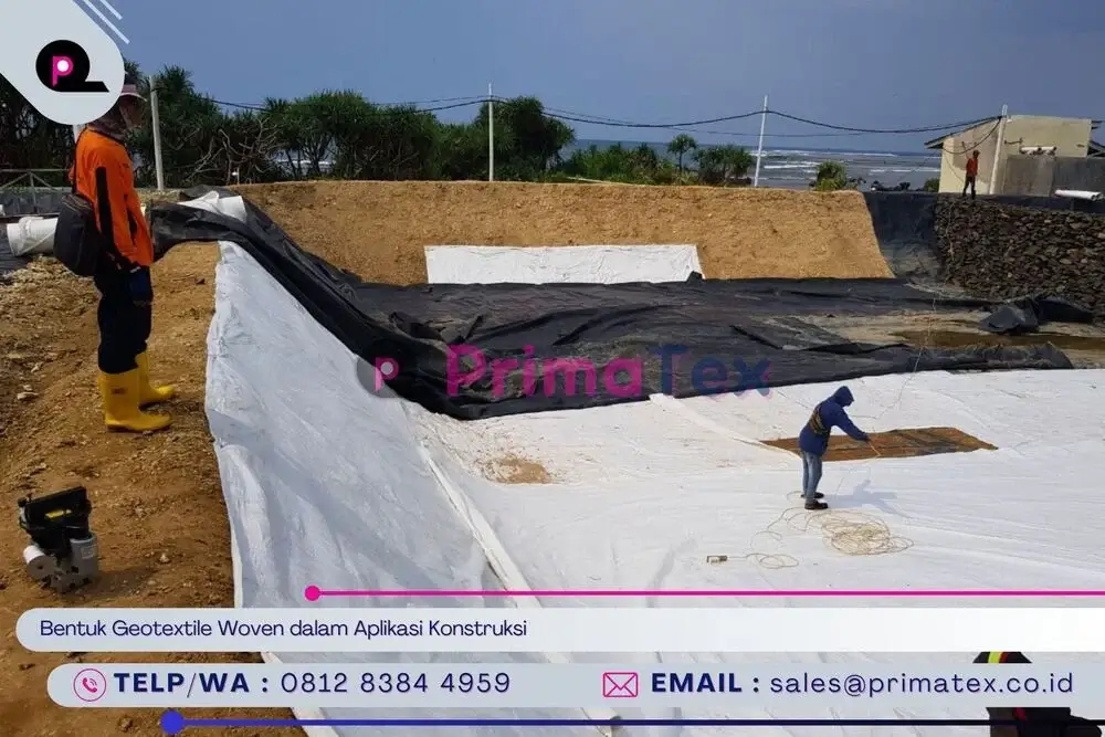 Bentuk Geotextile Woven dalam Aplikasi Konstruksi