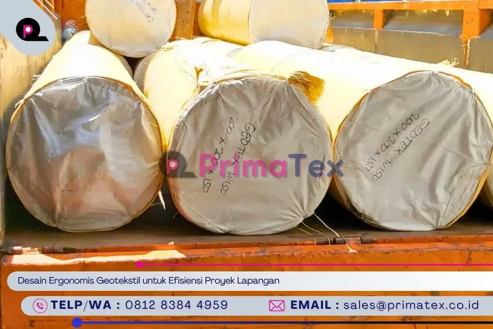 Desain Ergonomis Geotekstil untuk Efisiensi Proyek Lapangan