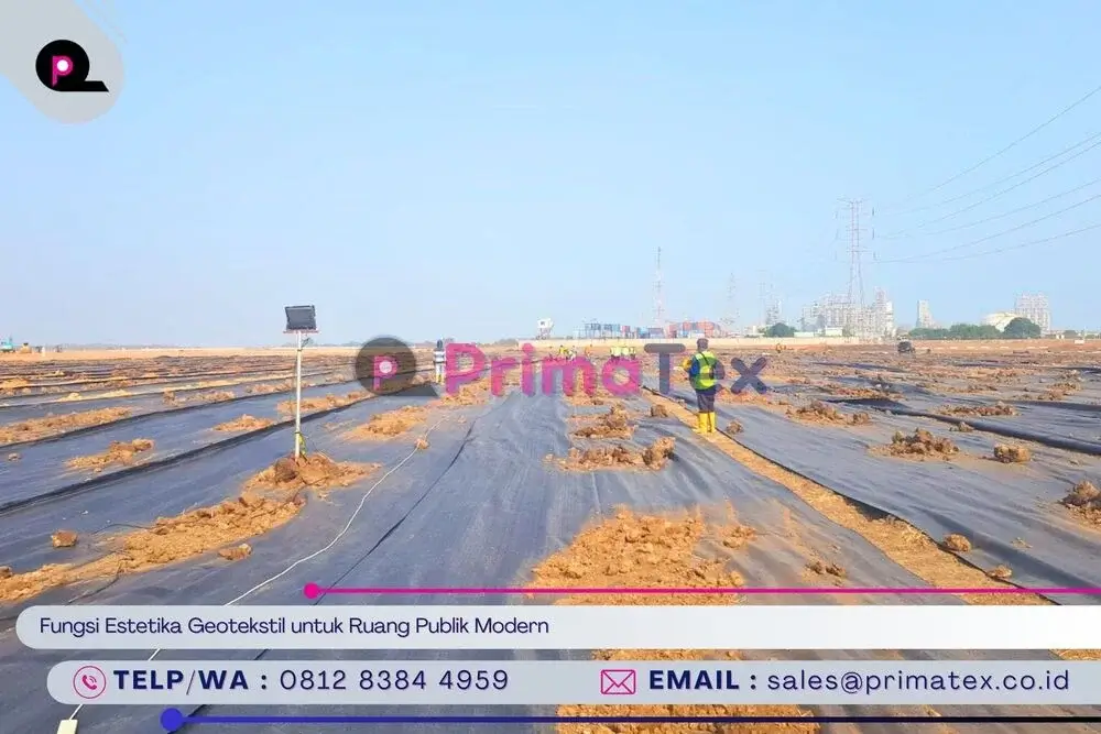 Fungsi Estetika Geotekstil untuk Ruang Publik Modern