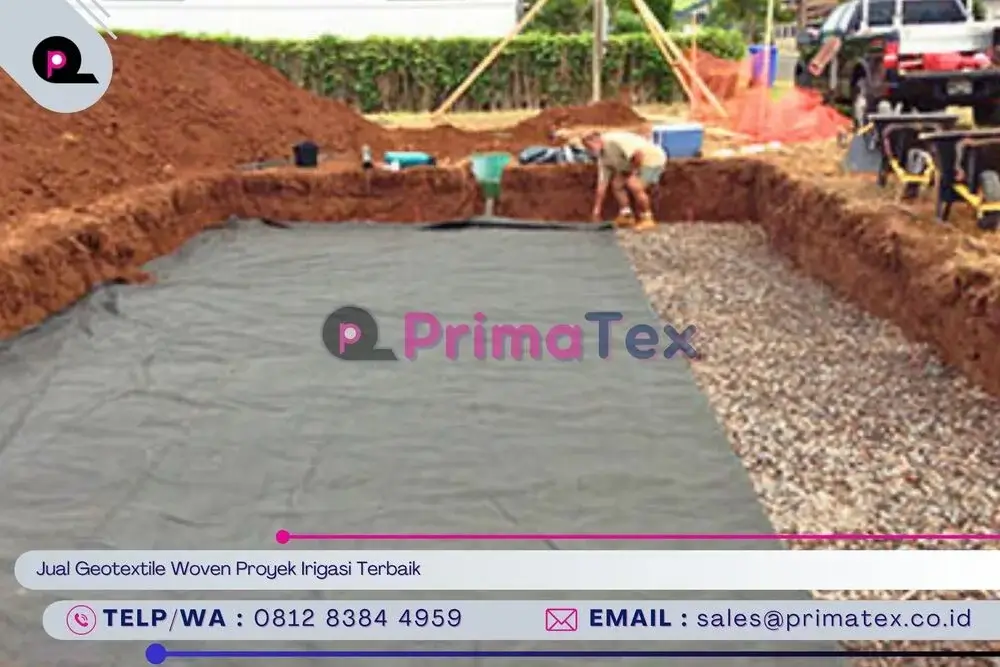 Jual Geotextile Woven Proyek Irigasi Terbaik