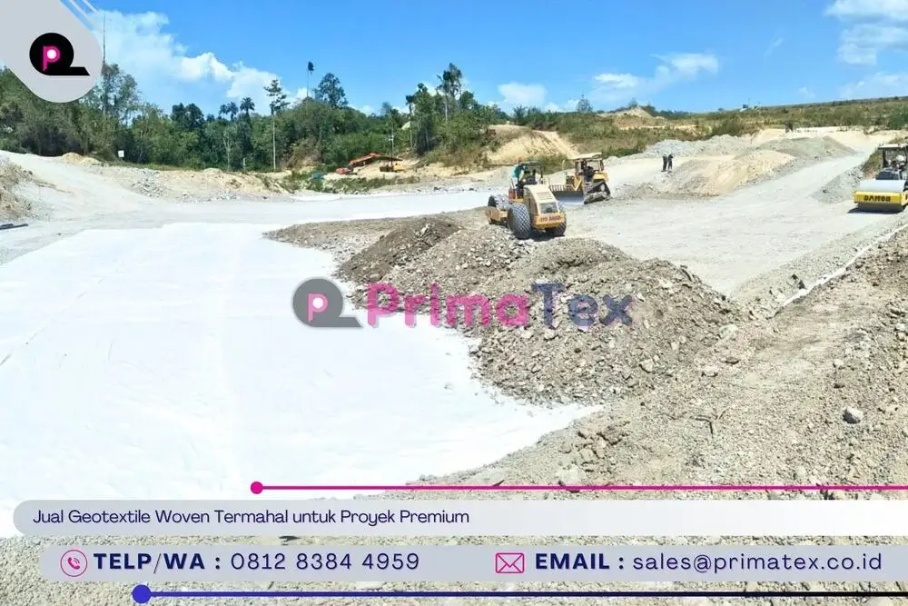 Jual Geotextile Woven Termahal untuk Proyek Premium