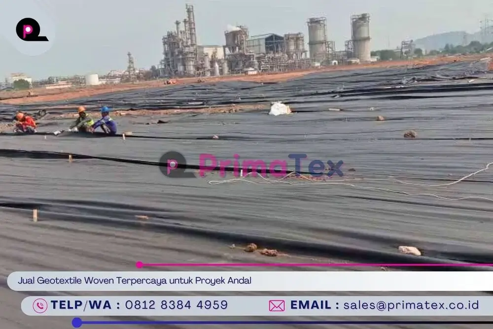 Jual Geotextile Woven Terpercaya untuk Proyek Andal