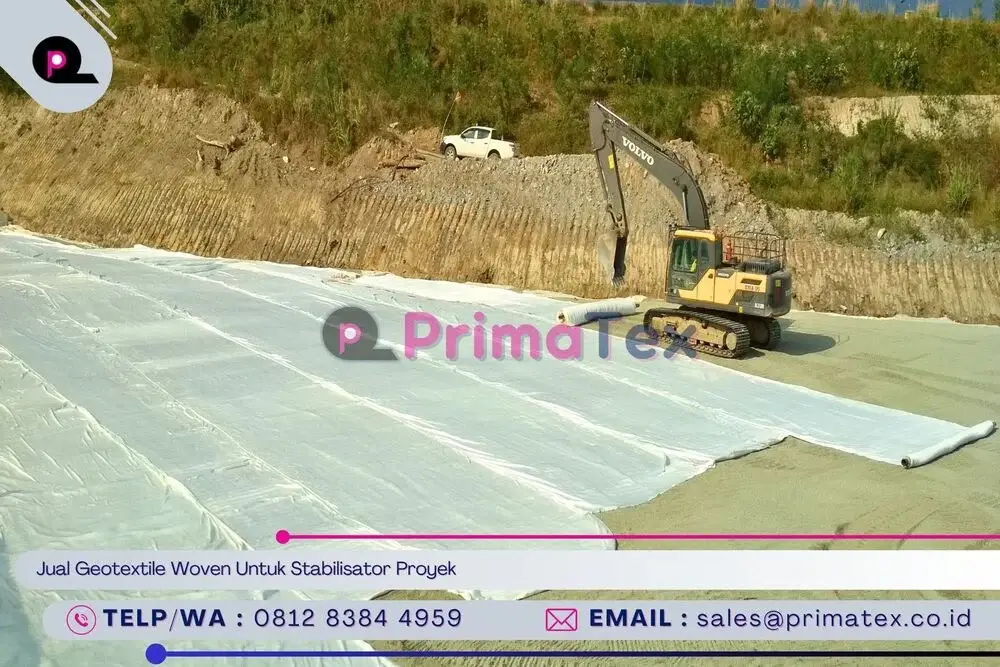 Jual Geotextile Woven Untuk Stabilisator Proyek