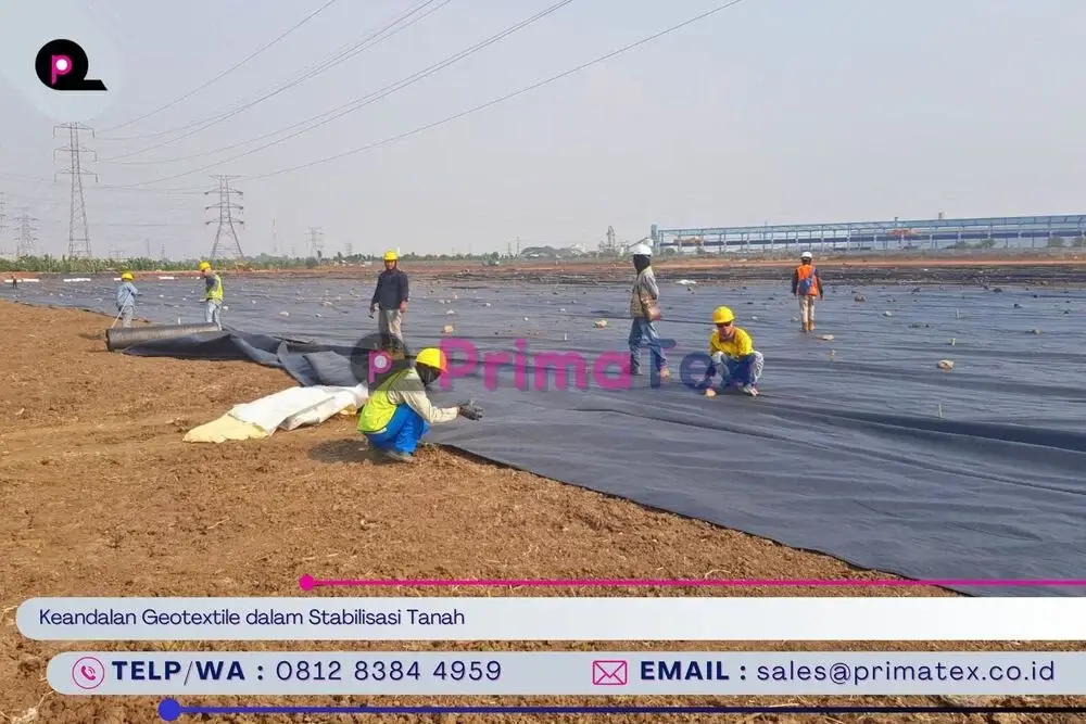 Keandalan Geotextile dalam Stabilisasi Tanah