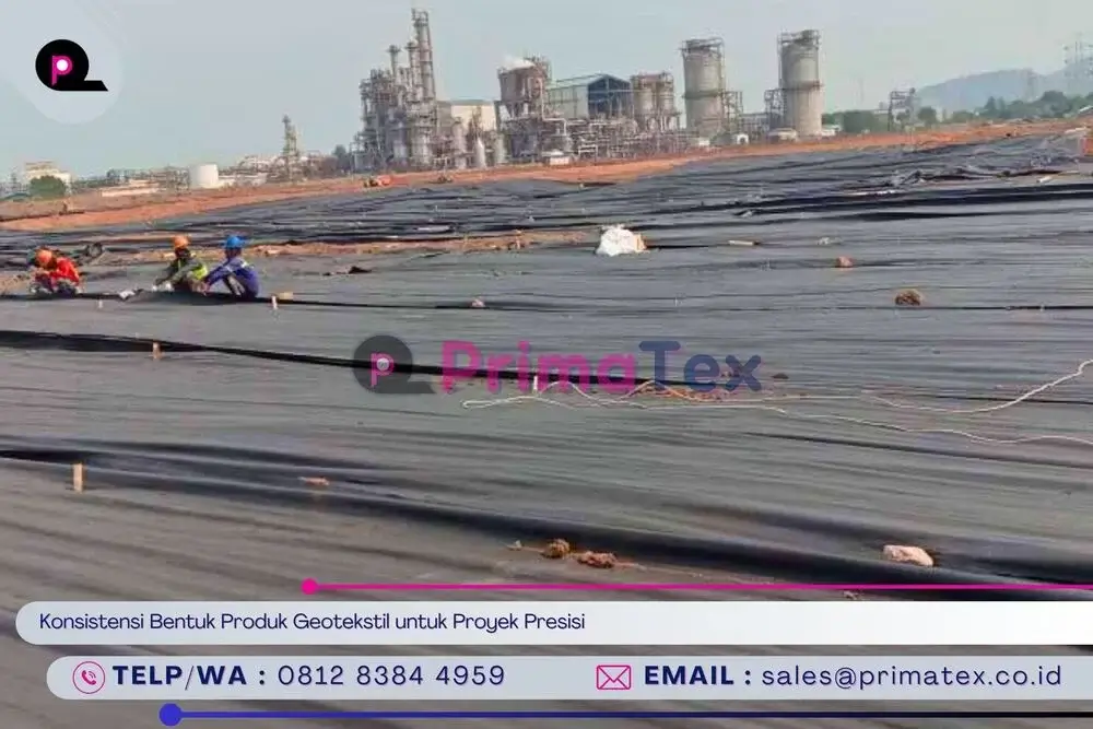 Konsistensi Bentuk Produk Geotekstil untuk Proyek Presisi