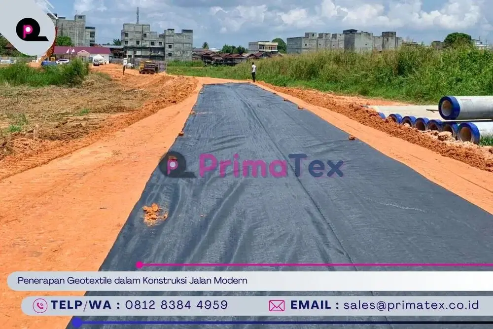 Penerapan Geotextile dalam Konstruksi Jalan Modern