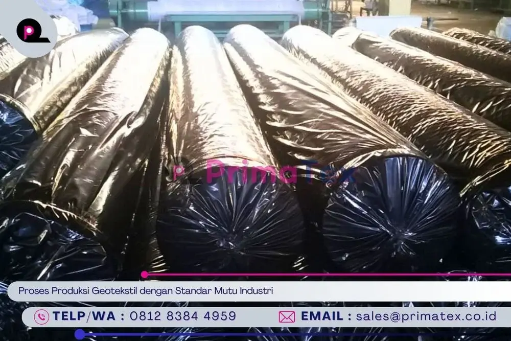Proses Produksi Geotekstil dengan Standar Mutu Industri