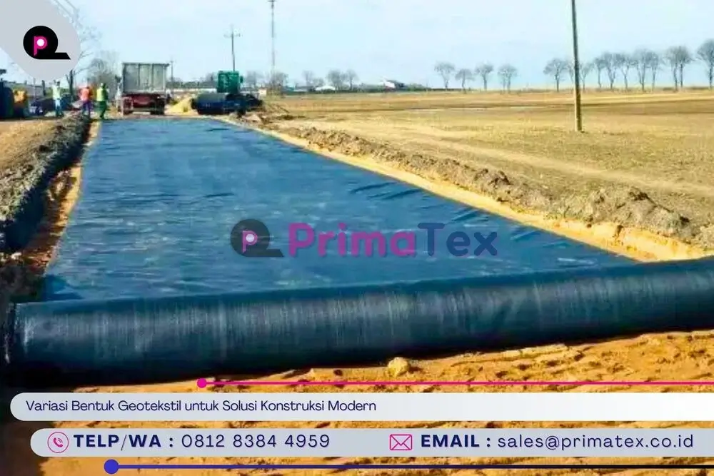 Variasi Bentuk Geotekstil untuk Solusi Konstruksi Modern