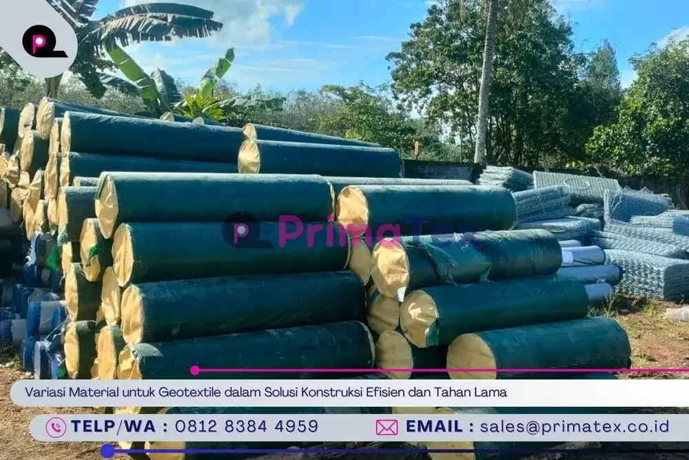 Variasi Material untuk Geotextile dalam Solusi Konstruksi Efisien dan Tahan Lama