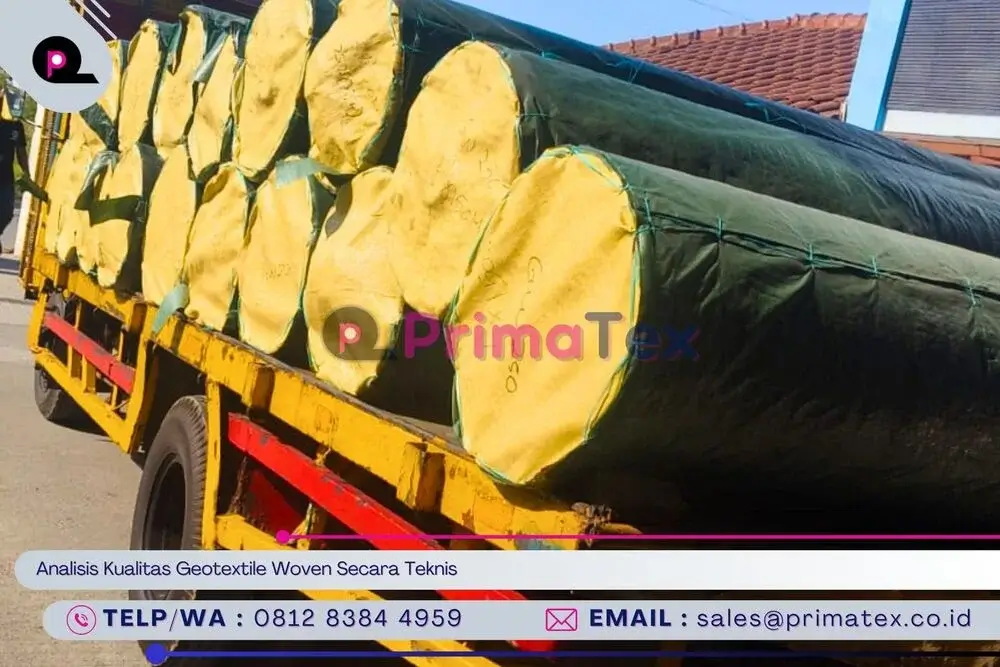 Analisis Kualitas Geotextile Woven Secara Teknis