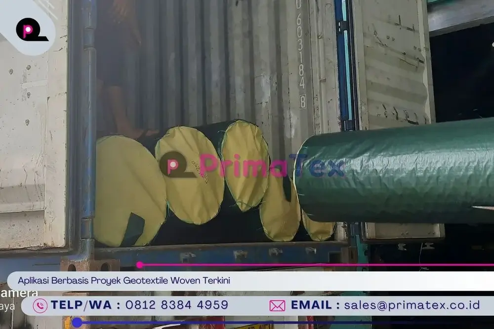 Aplikasi Berbasis Proyek Geotextile Woven Terkini