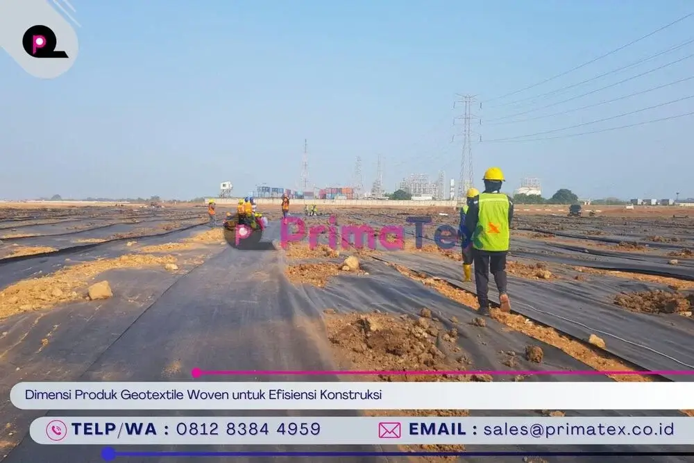 Dimensi Produk Geotextile Woven untuk Efisiensi Konstruksi