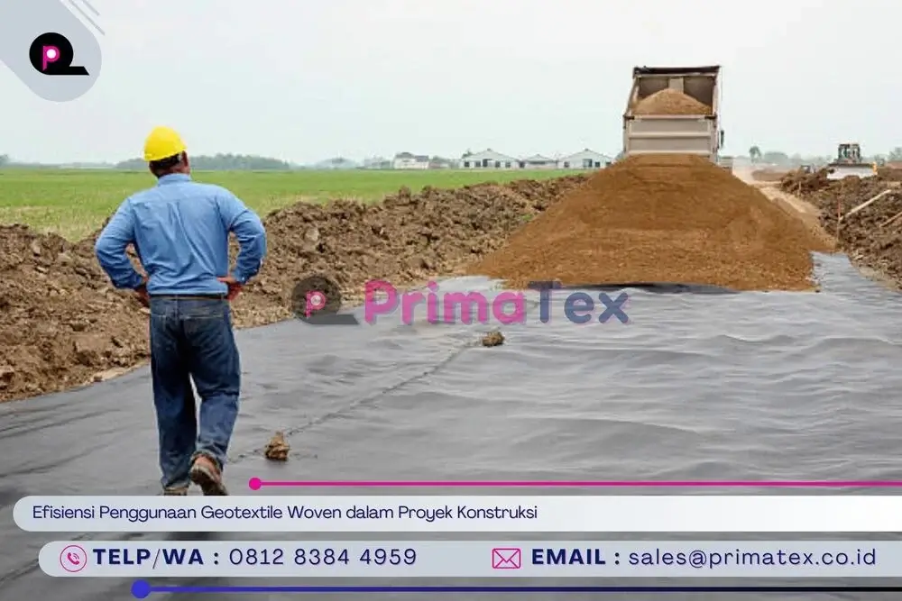 Efisiensi Penggunaan Geotextile Woven dalam Proyek Konstruksi