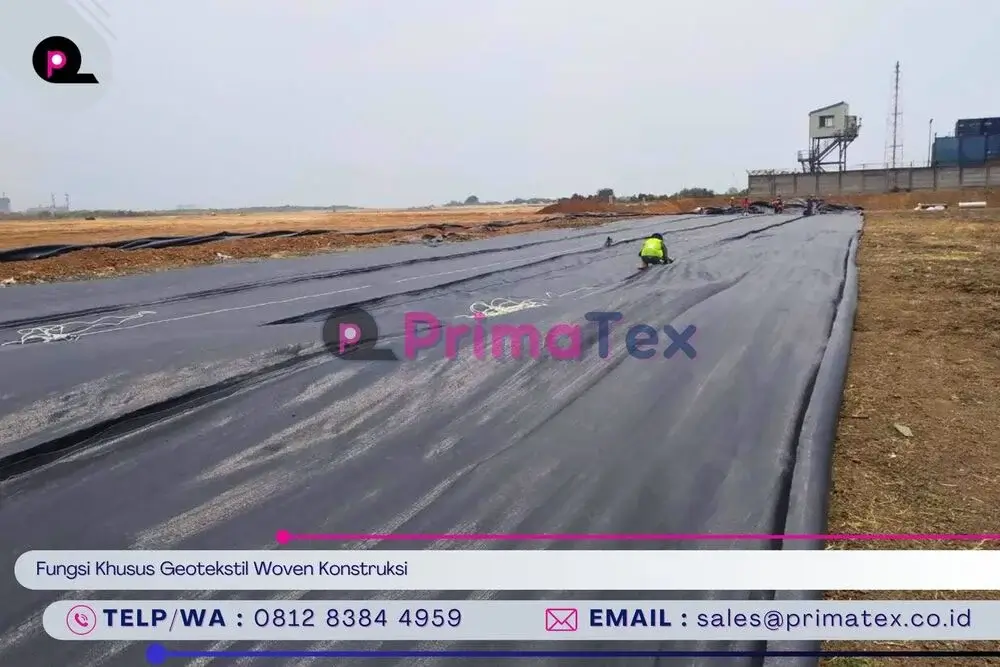 Fungsi Khusus Geotekstil Woven Konstruksi