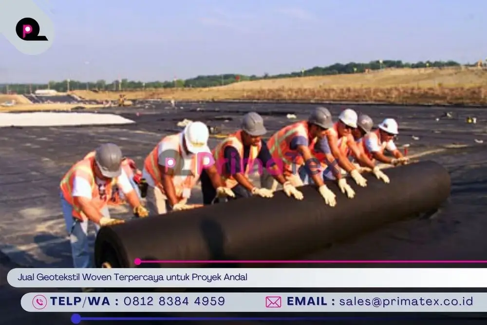 Jual Geotekstil Woven Terpercaya untuk Proyek Andal