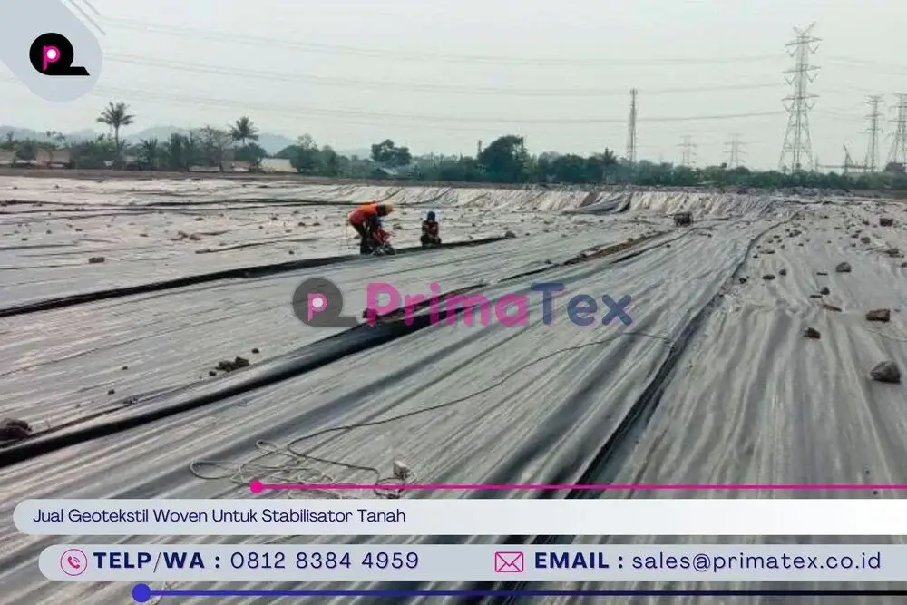 Jual Geotekstil Woven Untuk Stabilisator Tanah