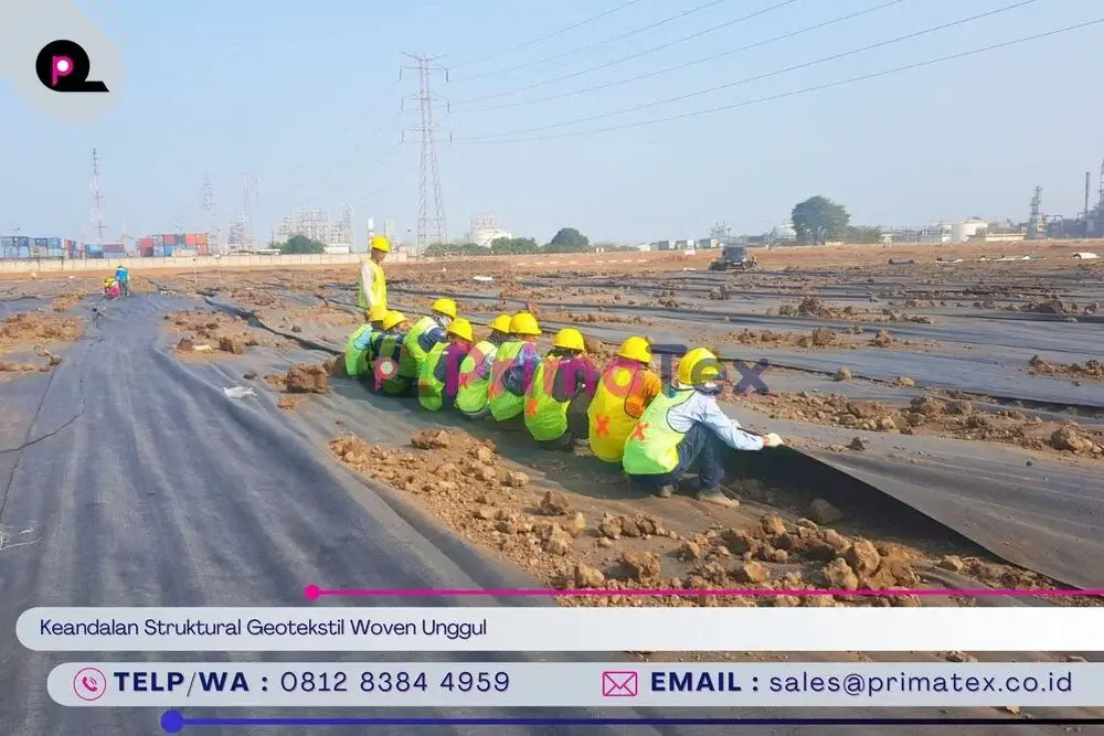 Keandalan Struktural Geotekstil Woven Unggul