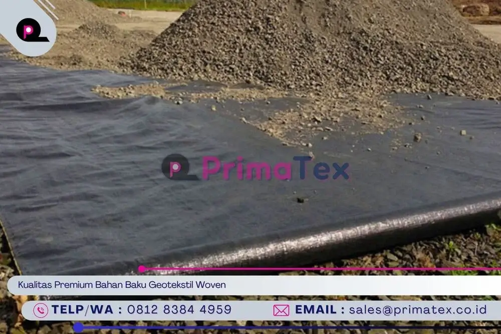 Kualitas Premium Bahan Baku Geotekstil Woven
