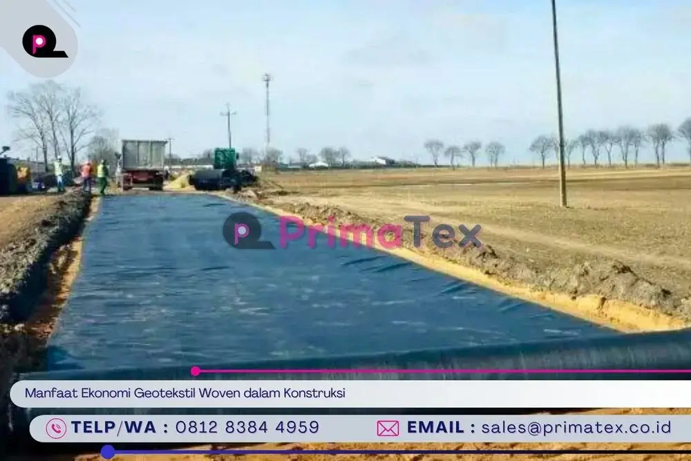 Manfaat Ekonomi Geotekstil Woven dalam Konstruksi